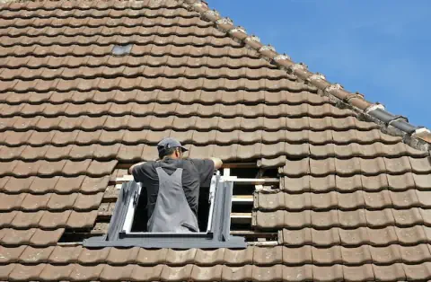 Pose de velux - La Lande-Patry